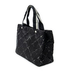 Bolso de hombro pequeño Old Travel line Bolso de mano negro Old Travel Line Lona de nylon
