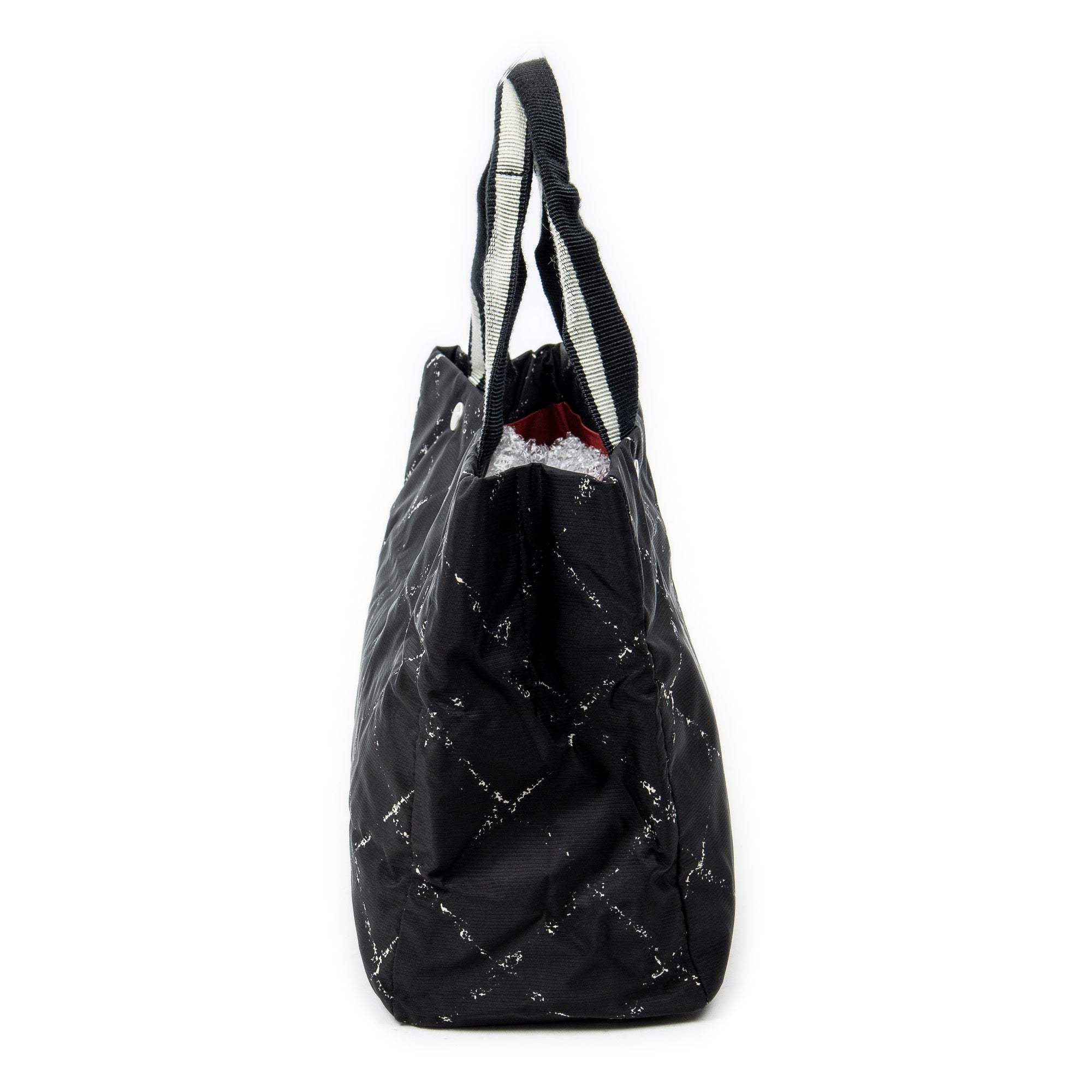 Bolso de hombro pequeño Old Travel line Bolso de mano negro Old Travel Line Lona de nylon