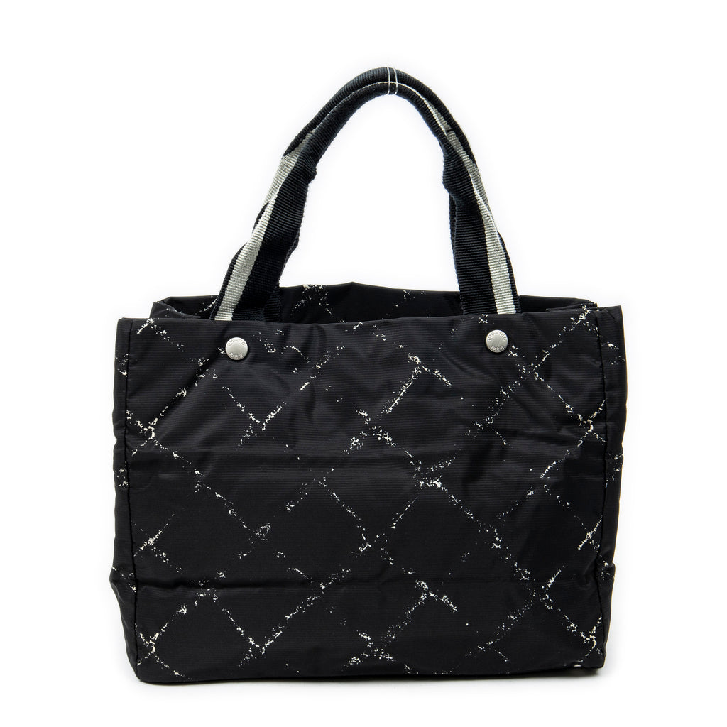 Bolso de hombro pequeño Old Travel line Bolso de mano negro Old Travel Line Lona de nylon