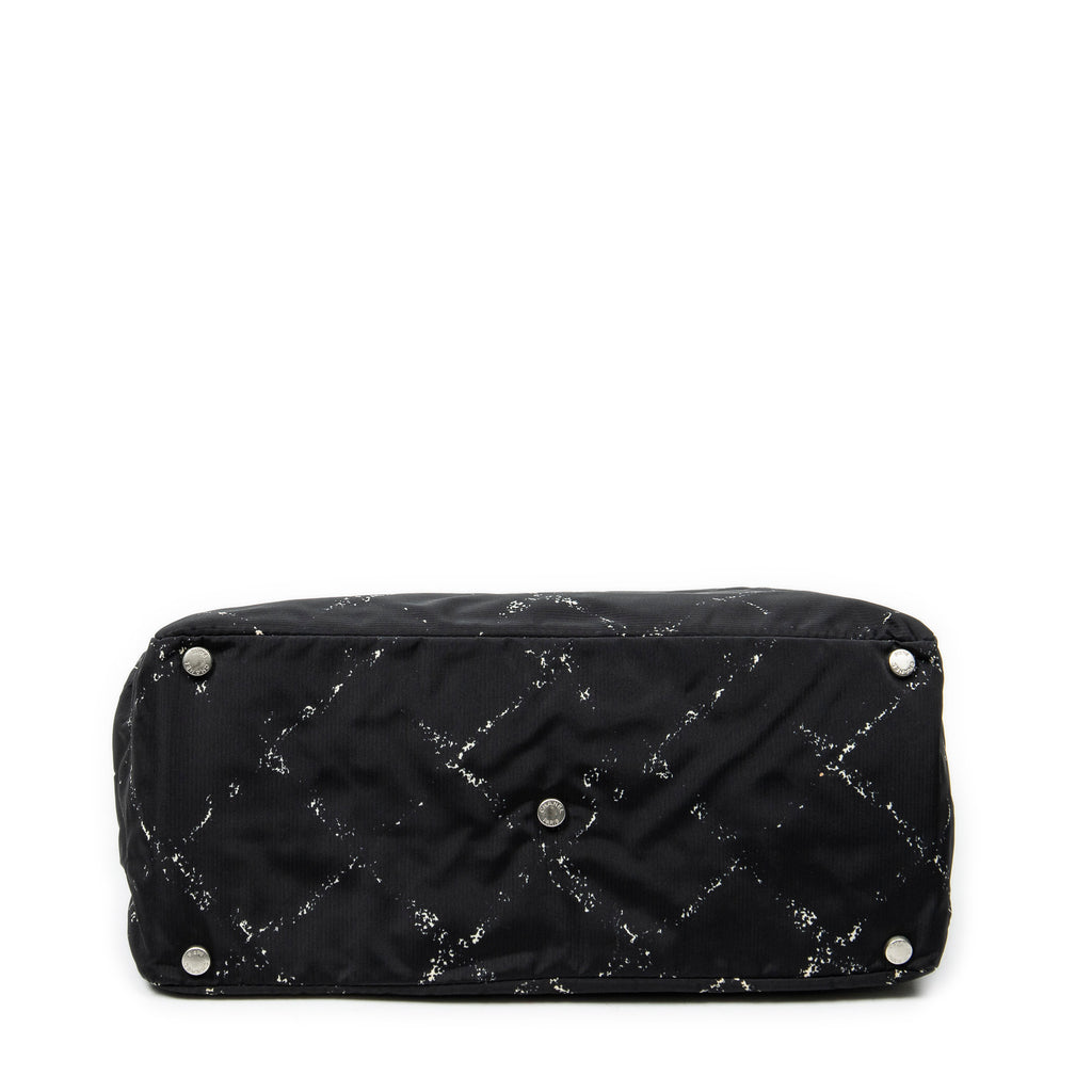 Bolso de hombro pequeño Old Travel line Bolso de mano negro Old Travel Line Lona de nylon