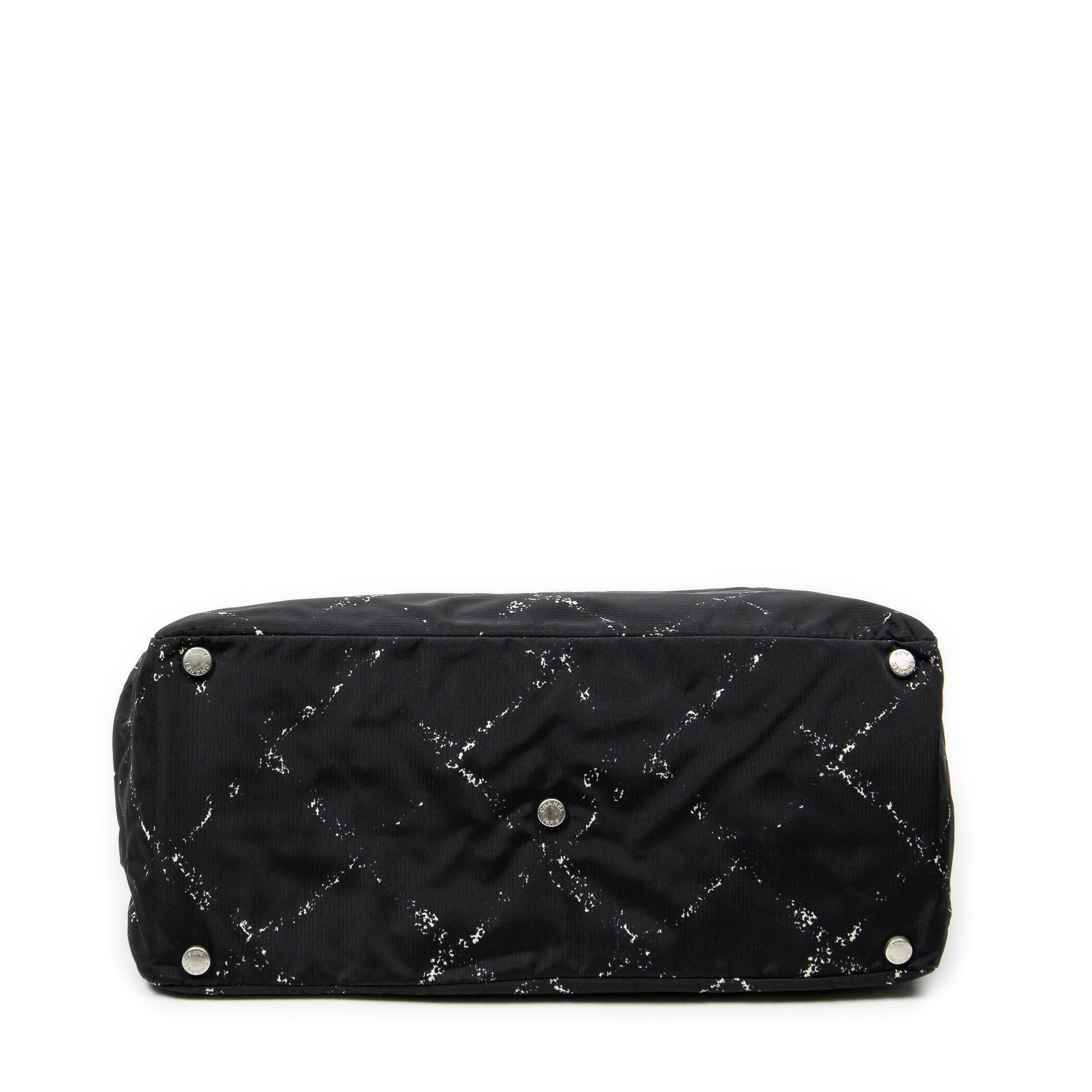 Bolso de hombro pequeño Old Travel line Bolso de mano negro Old Travel Line Lona de nylon