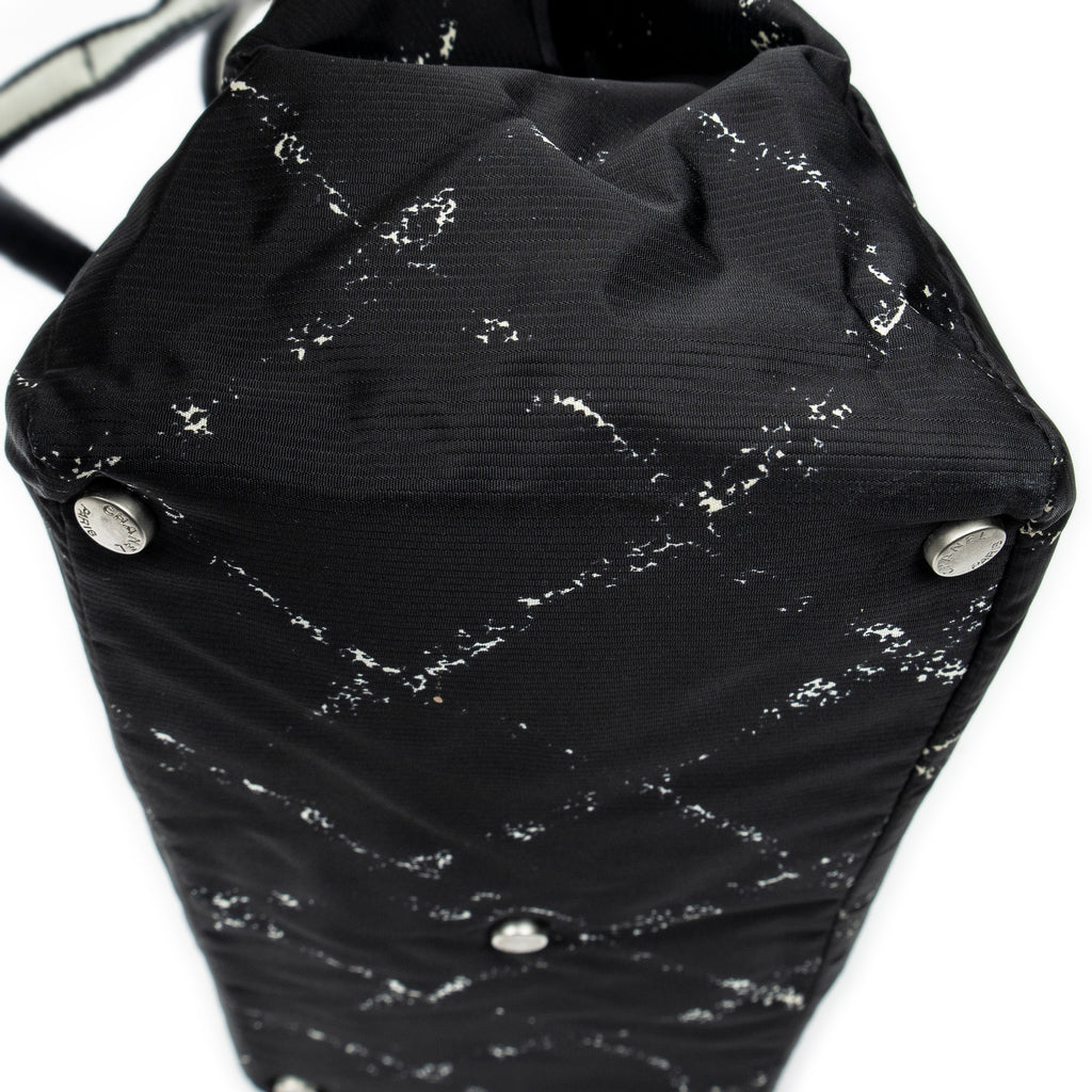 Bolso de hombro pequeño Old Travel line Bolso de mano negro Old Travel Line Lona de nylon