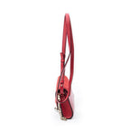Bandolera Mini Faye Piel de Becerro Roja