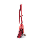 Bandolera Mini Faye Piel de Becerro Roja