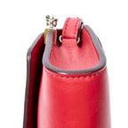 Bandolera Mini Faye Piel de Becerro Roja