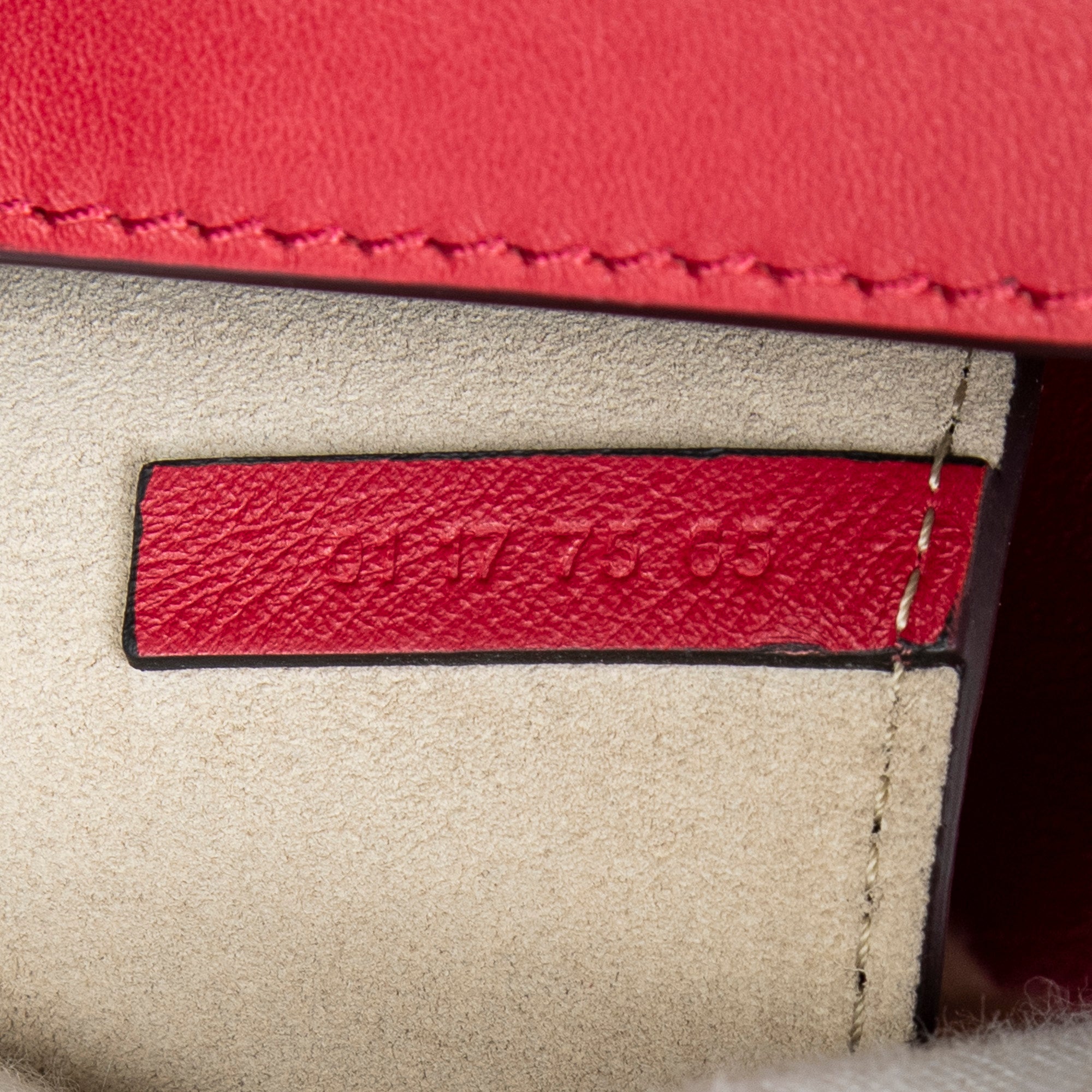 Bandolera Mini Faye Piel de Becerro Roja