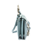 Shoulder Bag Small Faye Bracelet Bag Light Blue Calfskin Leather