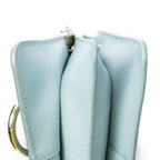 Shoulder Bag Small Faye Bracelet Bag Light Blue Calfskin Leather