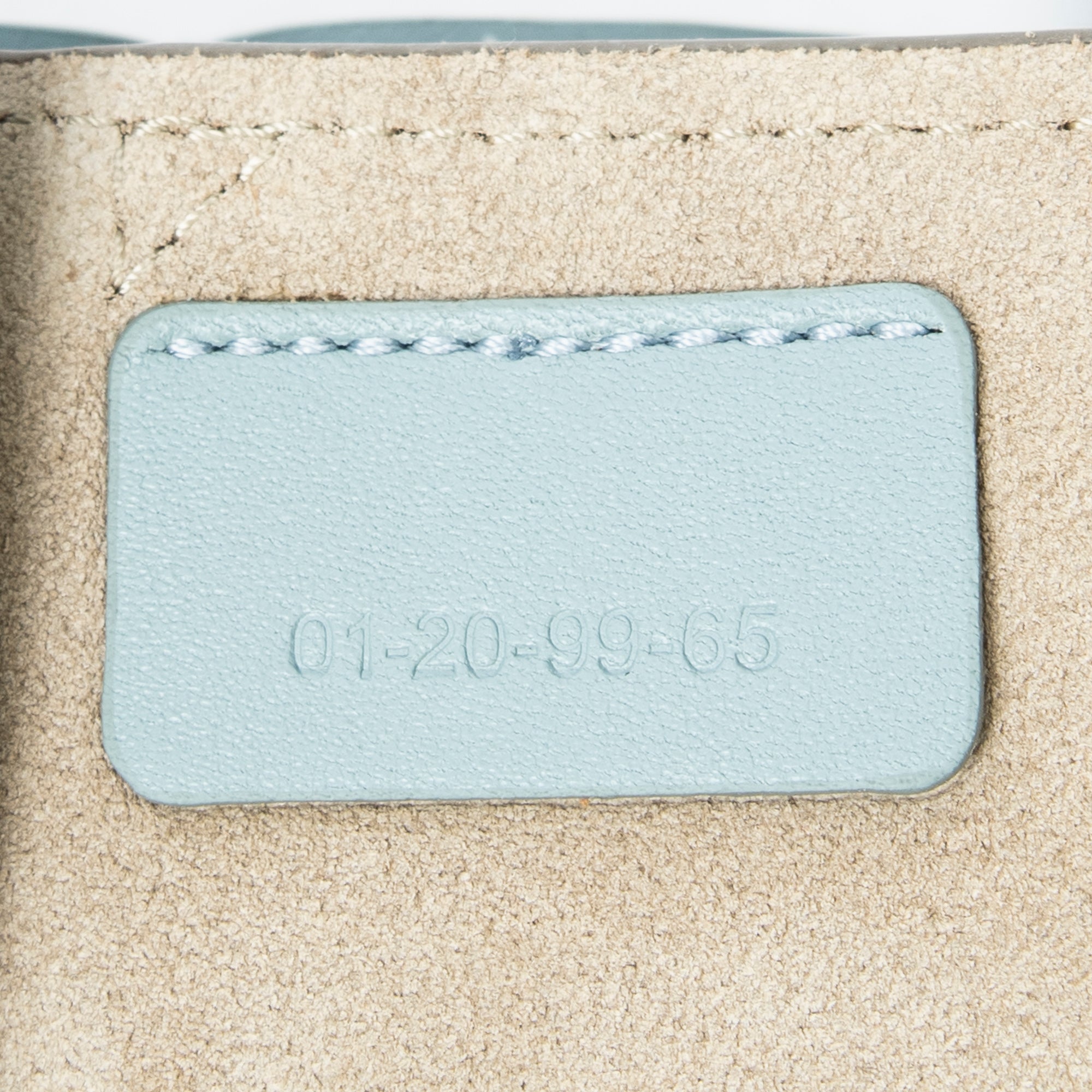 Shoulder Bag Small Faye Bracelet Bag Light Blue Calfskin Leather