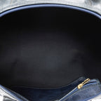 Bolsa de viaje vintage mediana Boston Navy lona revestida Diorissimo