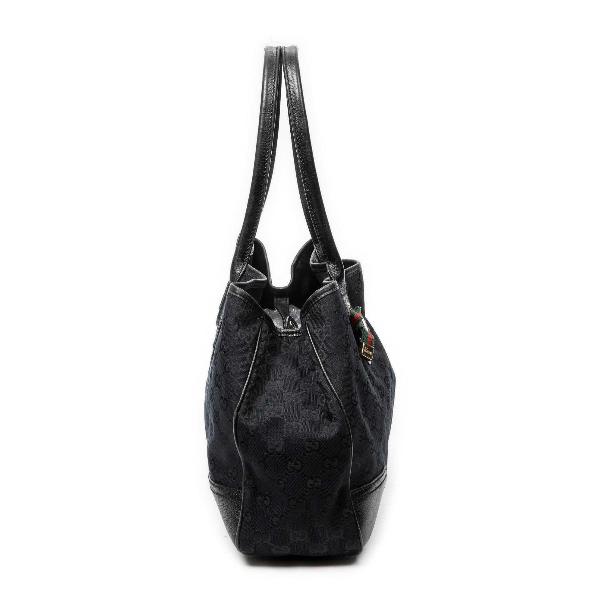 Shoulder Bag Medium Princy Tote Black Monogrammed Canvas