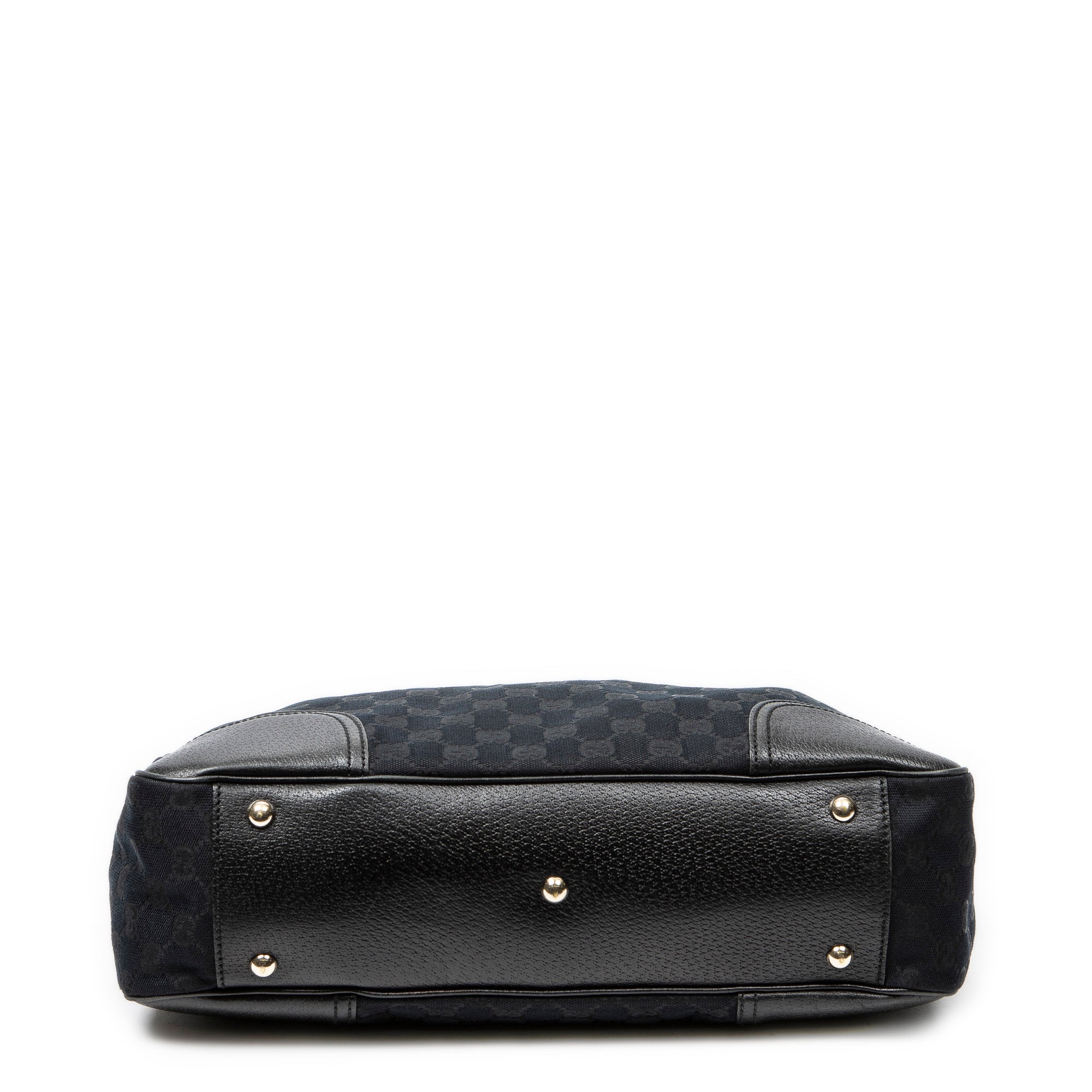 Shoulder Bag Medium Princy Tote Black Monogrammed Canvas