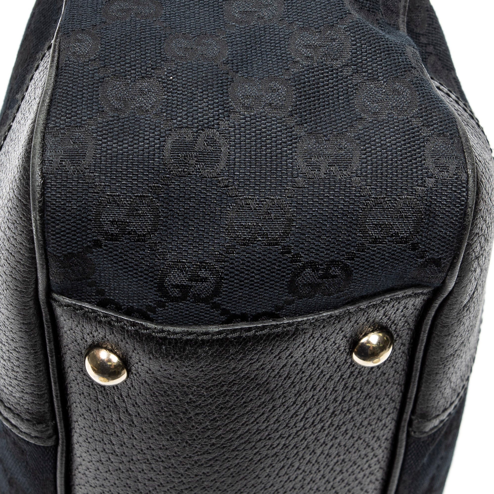 Shoulder Bag Medium Princy Tote Black Monogrammed Canvas