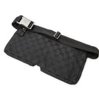 Waist Bag Waist Pouch Black Monogrammed Canvas