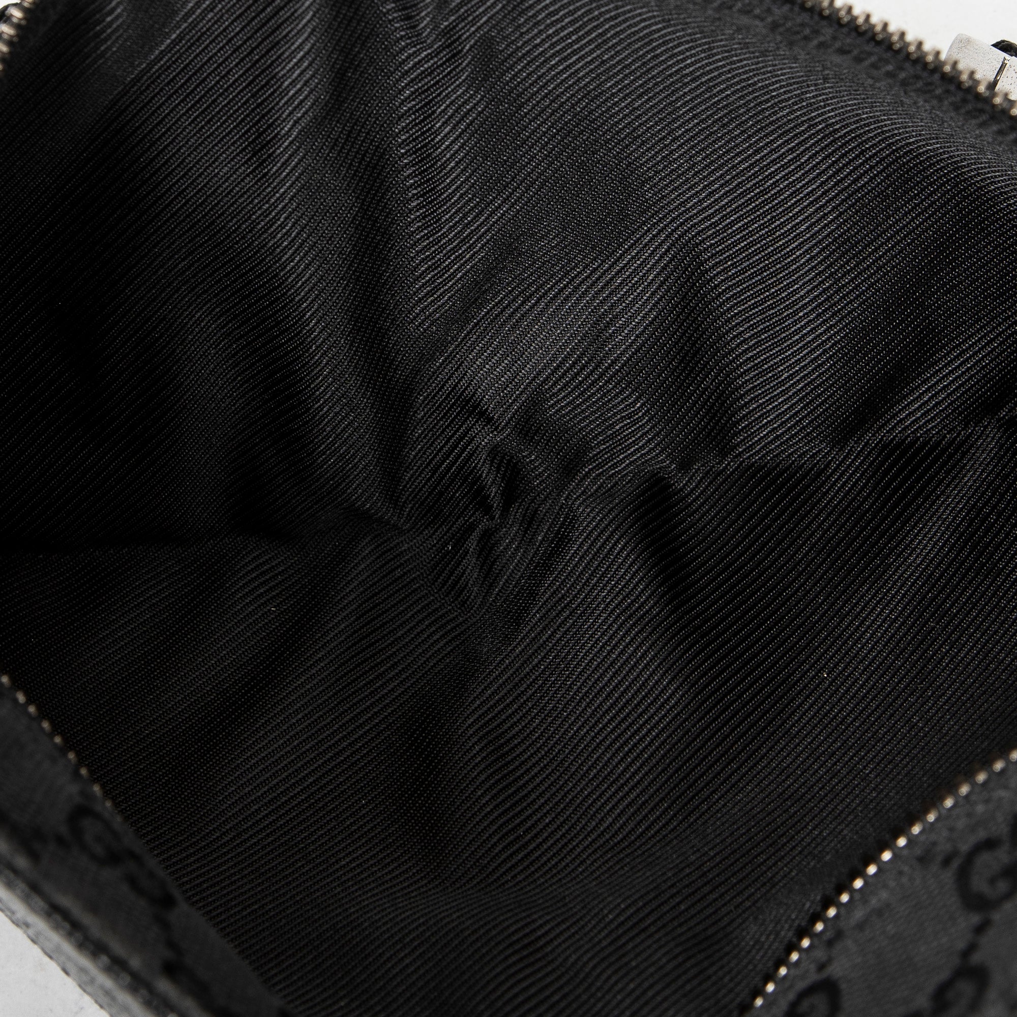Waist Bag Waist Pouch Black Monogrammed Canvas