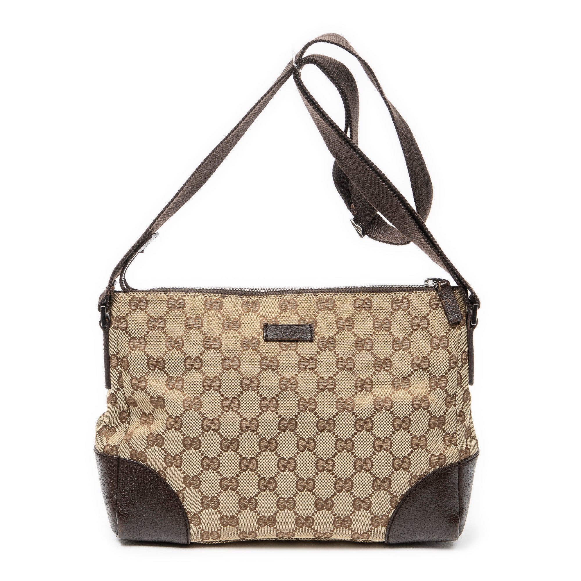 Shoulder Bag Joy Messenger Beige Monogrammed Canvas