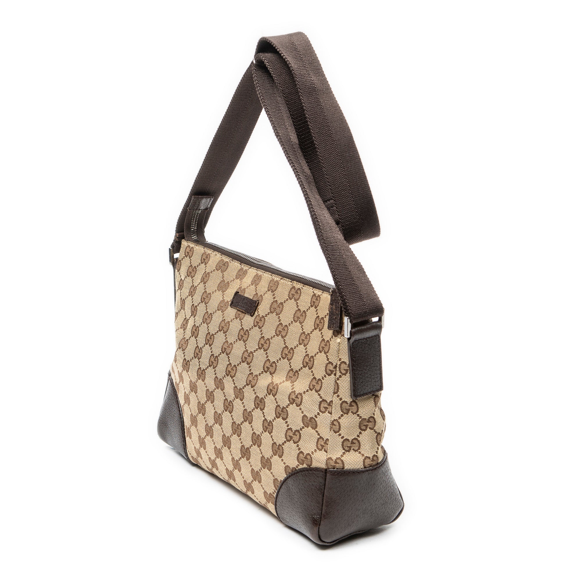 Shoulder Bag Joy Messenger Beige Monogrammed Canvas