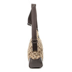 Shoulder Bag Joy Messenger Beige Monogrammed Canvas