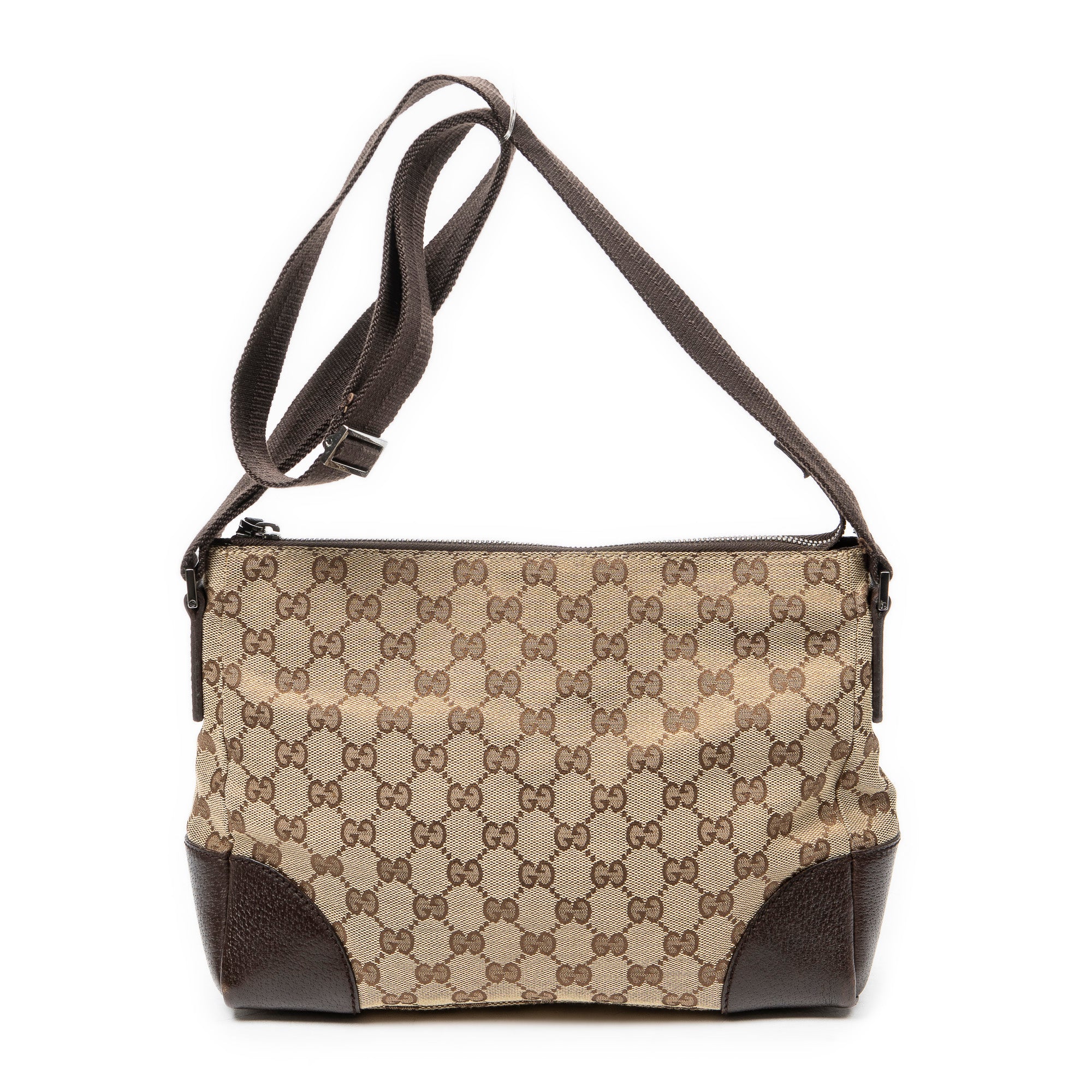 Shoulder Bag Joy Messenger Beige Monogrammed Canvas