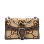 Shoulder Bag Small Dionysus Chain Crossbody Brown Jumbo GG Canvas