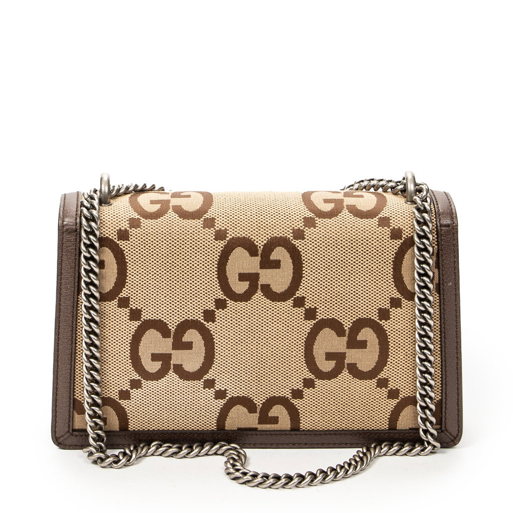 Shoulder Bag Small Dionysus Chain Crossbody Brown Jumbo GG Canvas