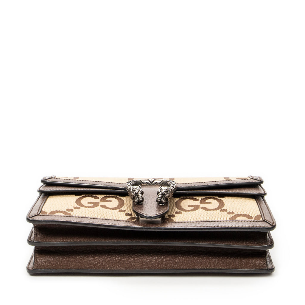 Shoulder Bag Small Dionysus Chain Crossbody Brown Jumbo GG Canvas