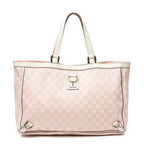 Handbag Large Abbey D-Ring Tote Pink Monogrammed Canvas