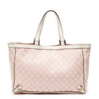 Handbag Large Abbey D-Ring Tote Pink Monogrammed Canvas