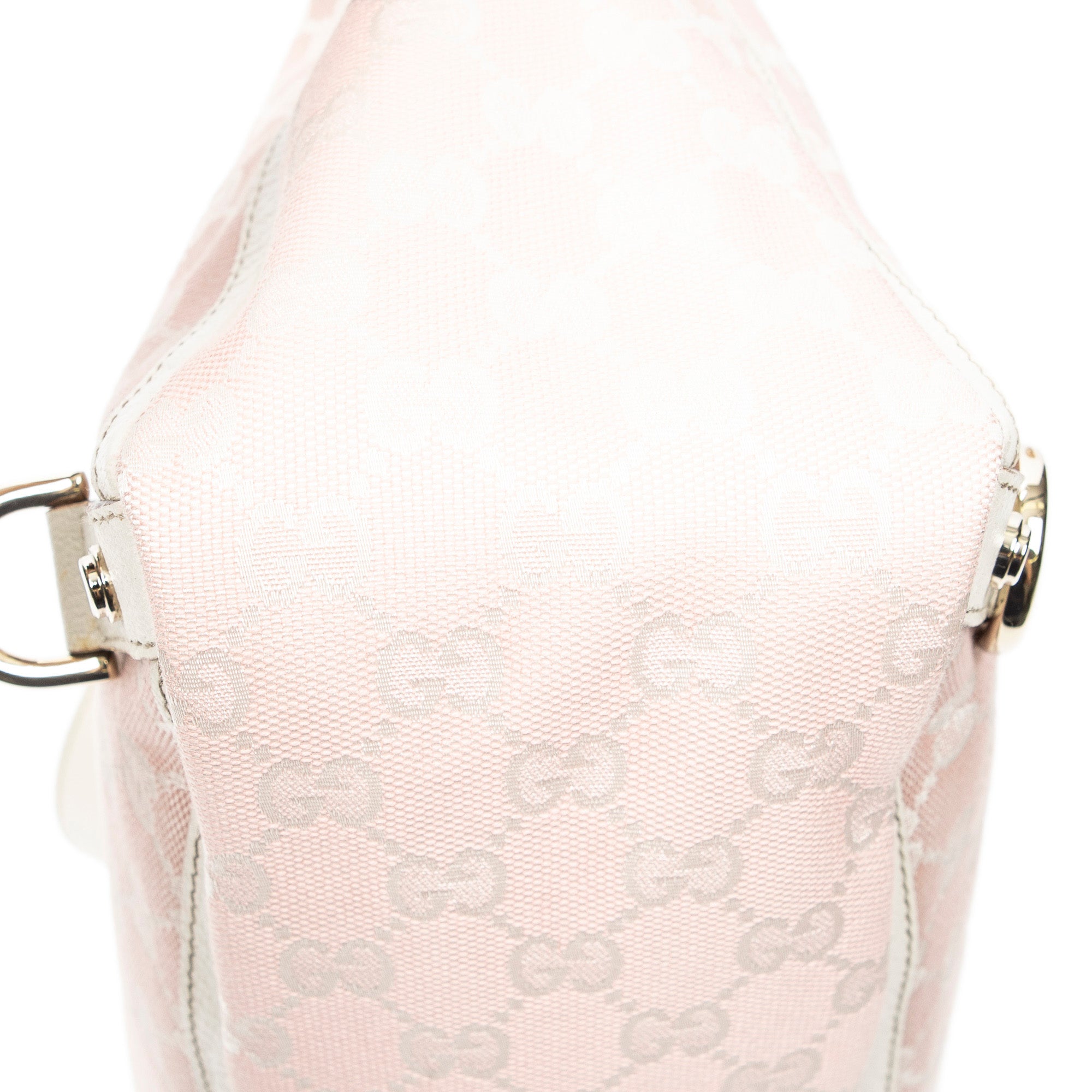 Handbag Large Abbey D-Ring Tote Pink Monogrammed Canvas