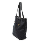 Shoulder Bag Charmy Tote Black Monogrammed Canvas