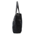 Shoulder Bag Charmy Tote Black Monogrammed Canvas
