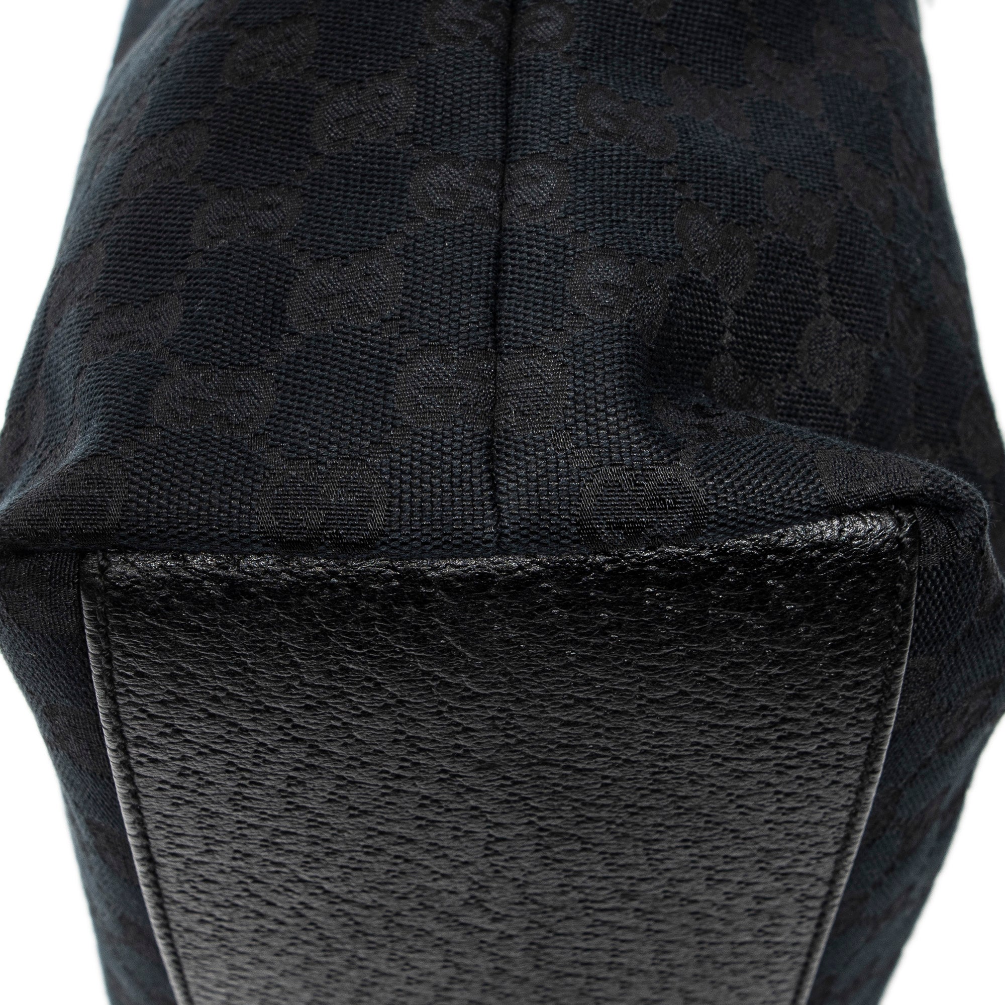 Shoulder Bag Charmy Tote Black Monogrammed Canvas