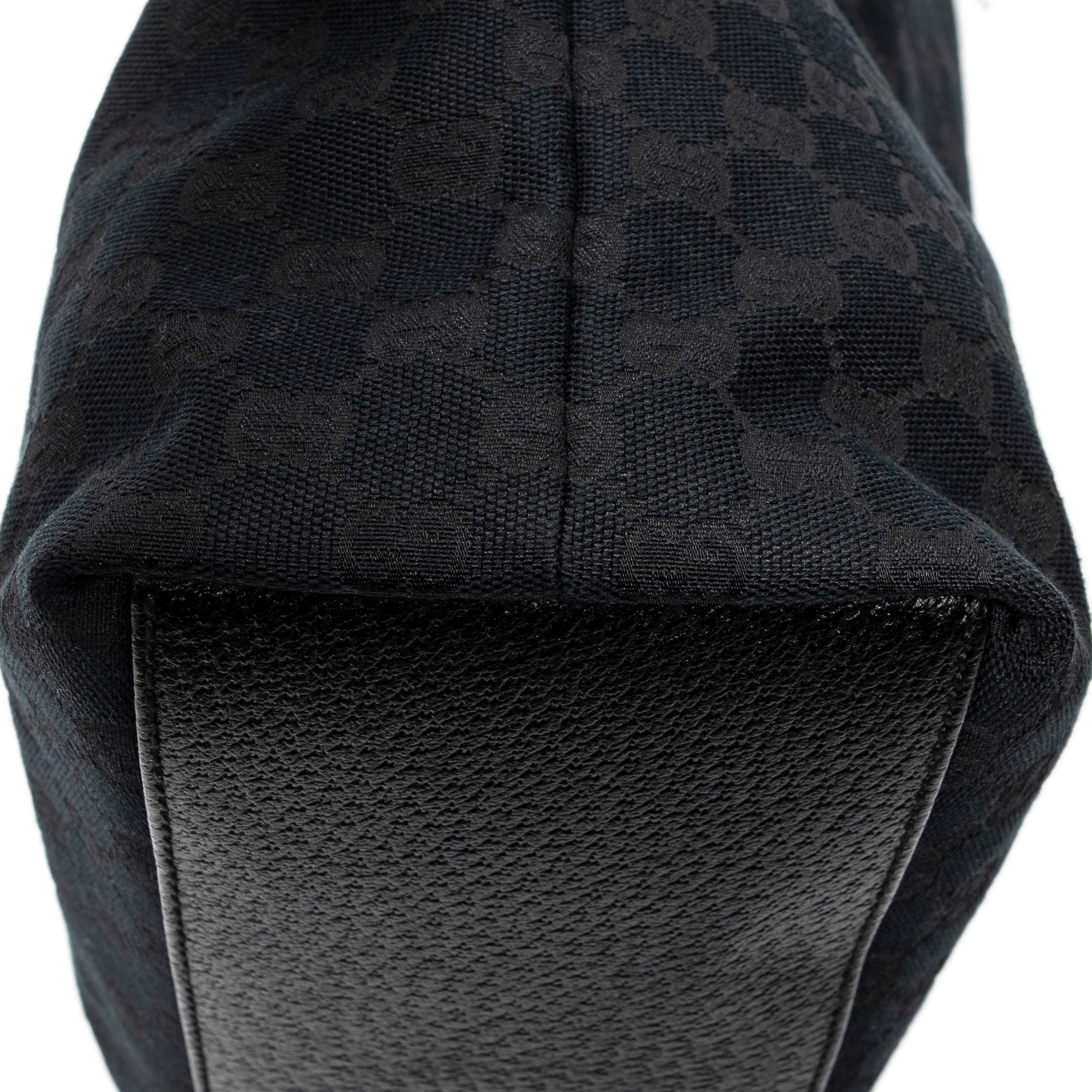 Shoulder Bag Charmy Tote Black Monogrammed Canvas