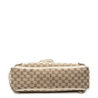 Shoulder Bag Large Abbey D-Ring Tote Ivory Monogrammed Canvas