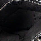 Shoulder Bag Charmy Bucket Tote Black Monogrammed Canvas