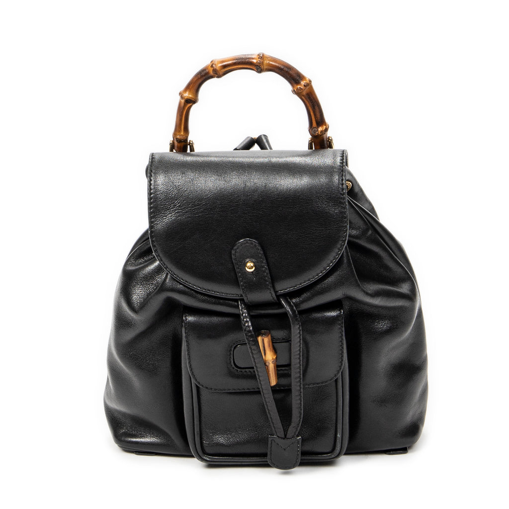 Gucci - Mini Sac à Dos Bambou - Noir
