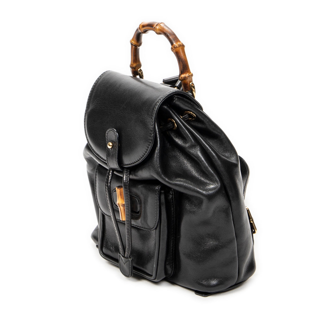 Gucci - Mini Sac à Dos Bambou - Noir