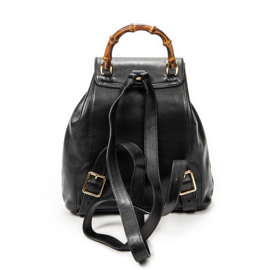 Gucci - Mini Sac à Dos Bambou - Noir