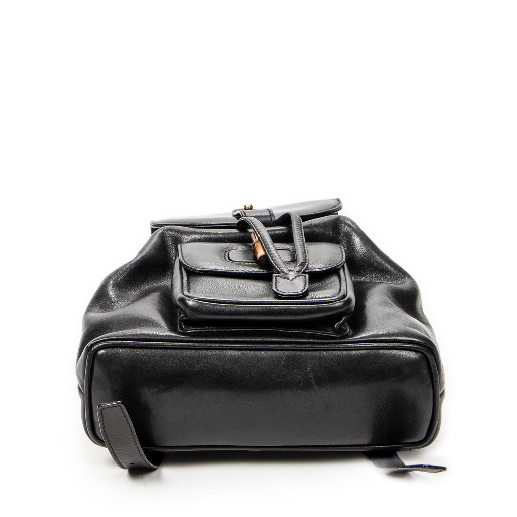 Gucci - Mini Sac à Dos Bambou - Noir