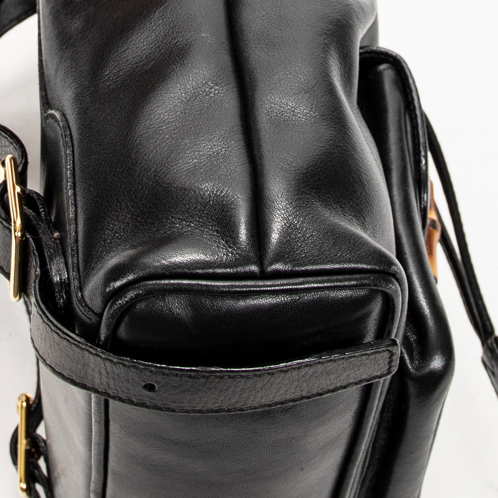 Gucci - Mini Sac à Dos Bambou - Noir