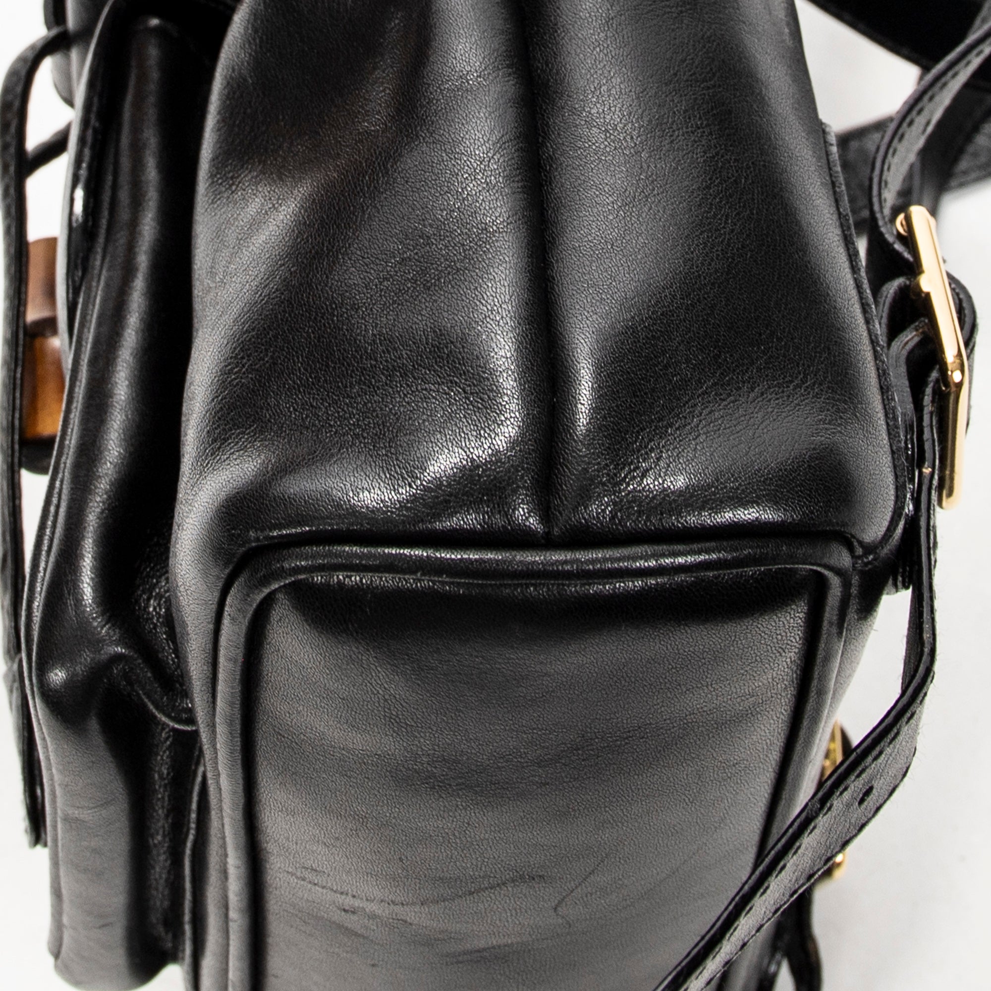 Gucci - Mini Sac à Dos Bambou - Noir