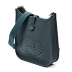 Shoulder Bag Evelyne TPM Vert Rousseau Togo Leather