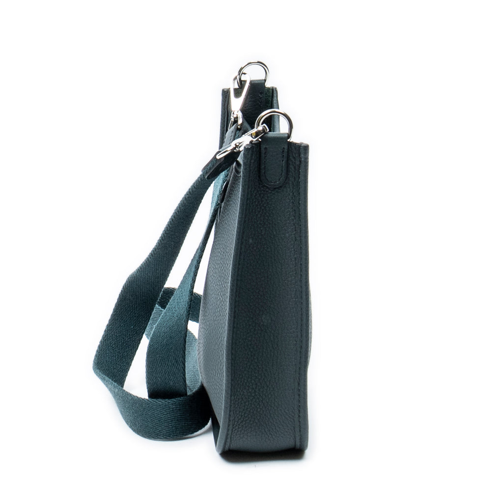 Shoulder Bag Evelyne TPM Vert Rousseau Togo Leather