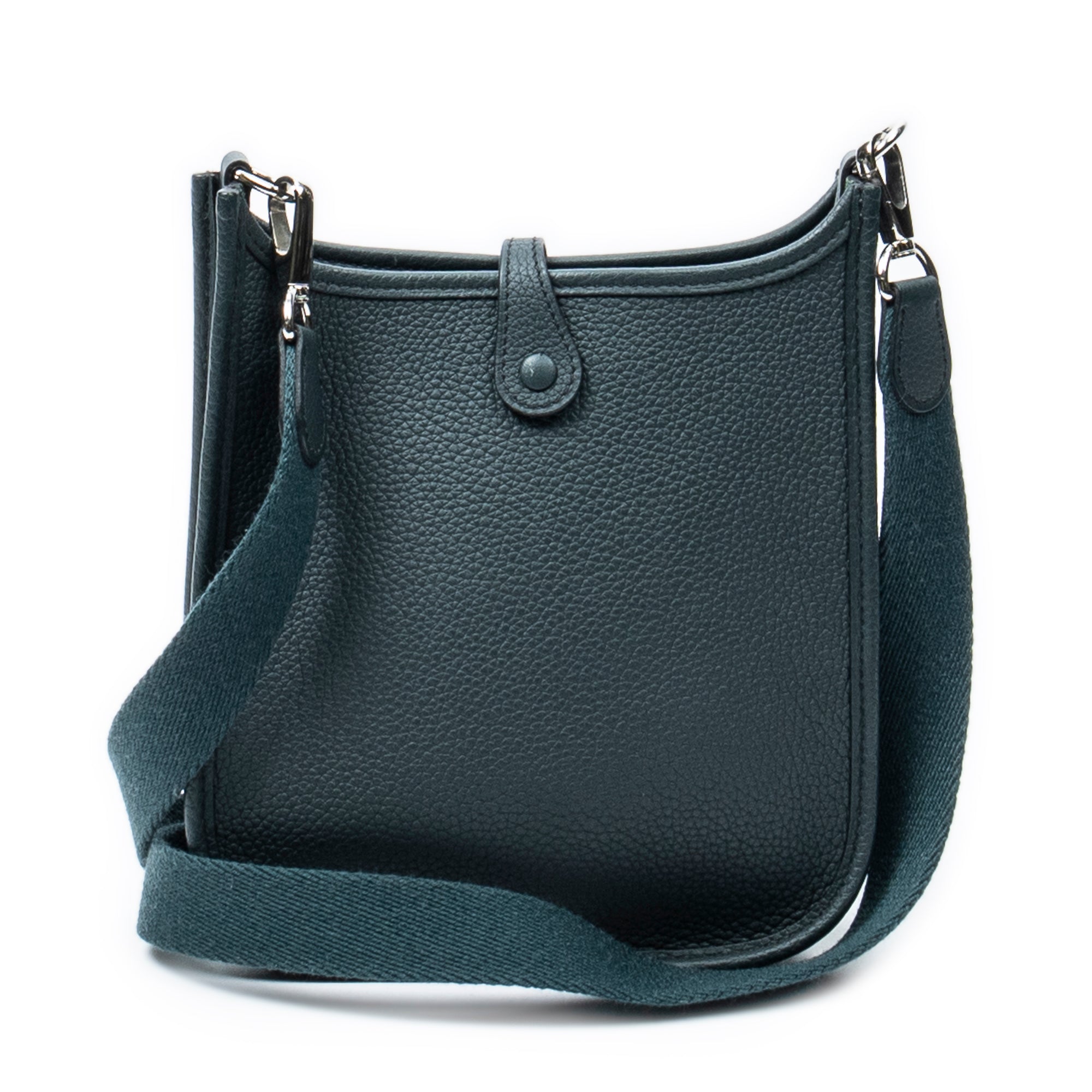 Shoulder Bag Evelyne TPM Vert Rousseau Togo Leather