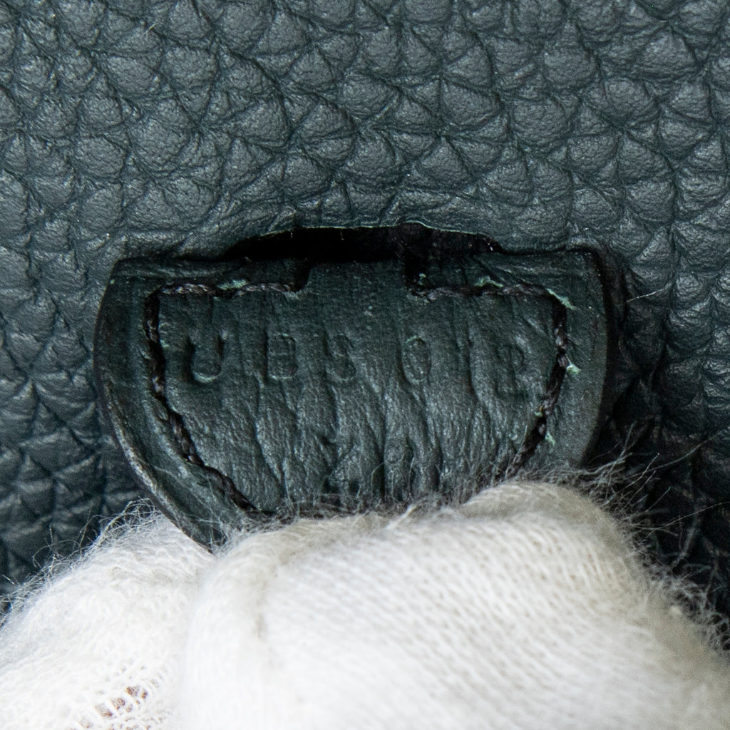 Shoulder Bag Evelyne TPM Vert Rousseau Togo Leather