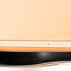 Shoulder Bag Small Heel Pouch Brown Smooth Leather