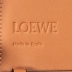 Shoulder Bag Small Heel Pouch Brown Smooth Leather