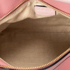 Shoulder Bag Small Puzzle Bag Pink Calfskin Leather
