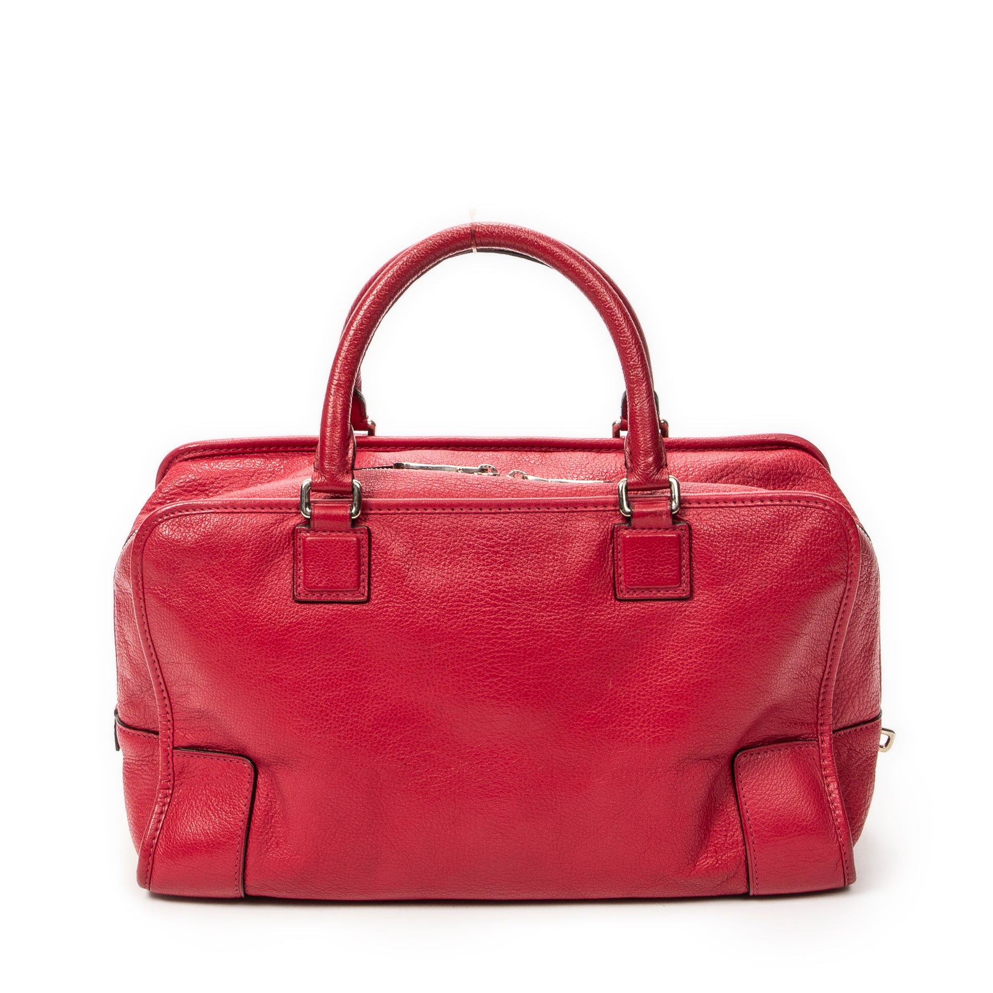 Handbag Amazona 36 Fuchsia Grained Calfskin Leather