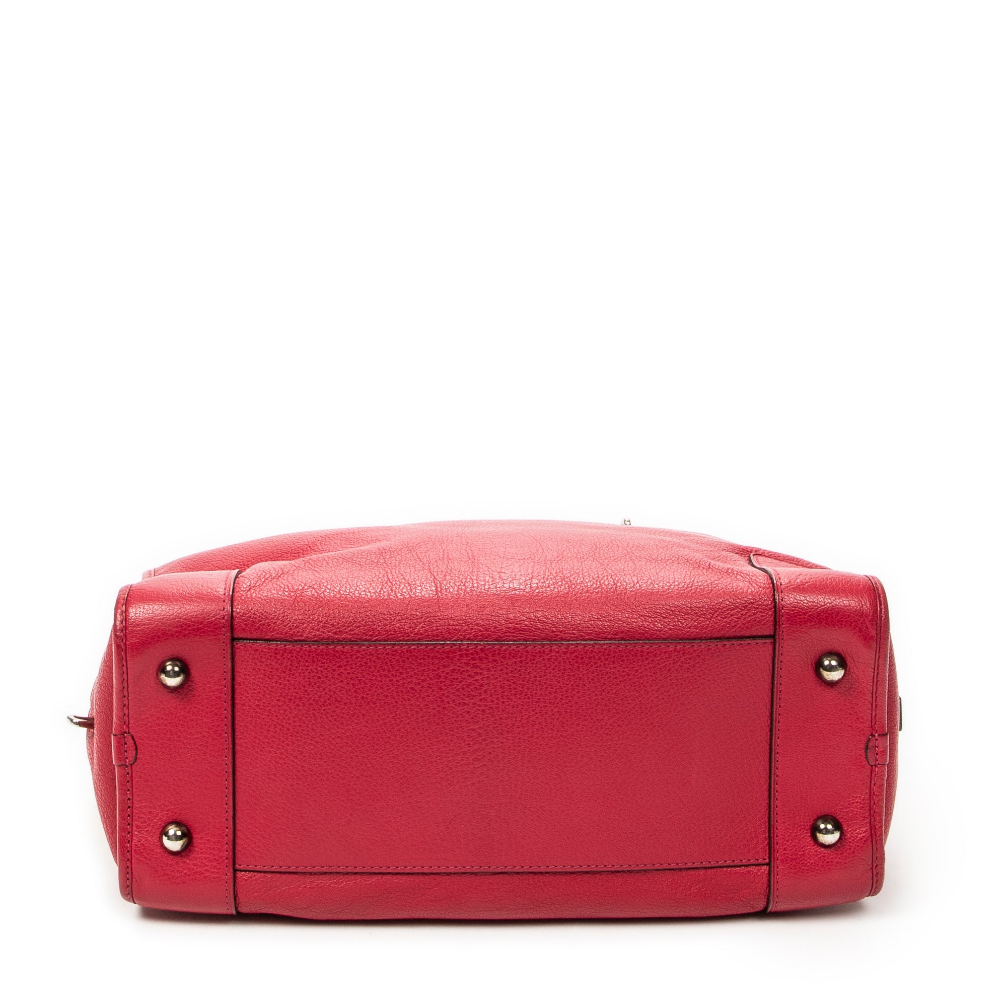 Handbag Amazona 36 Fuchsia Grained Calfskin Leather